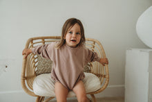 Load image into Gallery viewer, French Terry Crewneck Bubble Romper