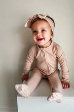 Load image into Gallery viewer, Convertible Long Sleeve Zip Romper, Dune