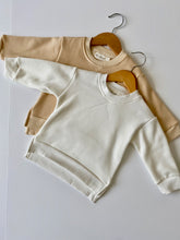 Load image into Gallery viewer, Cotton Crewneck, Beige