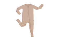 Load image into Gallery viewer, Convertible Long Sleeve Zip Romper, Dune